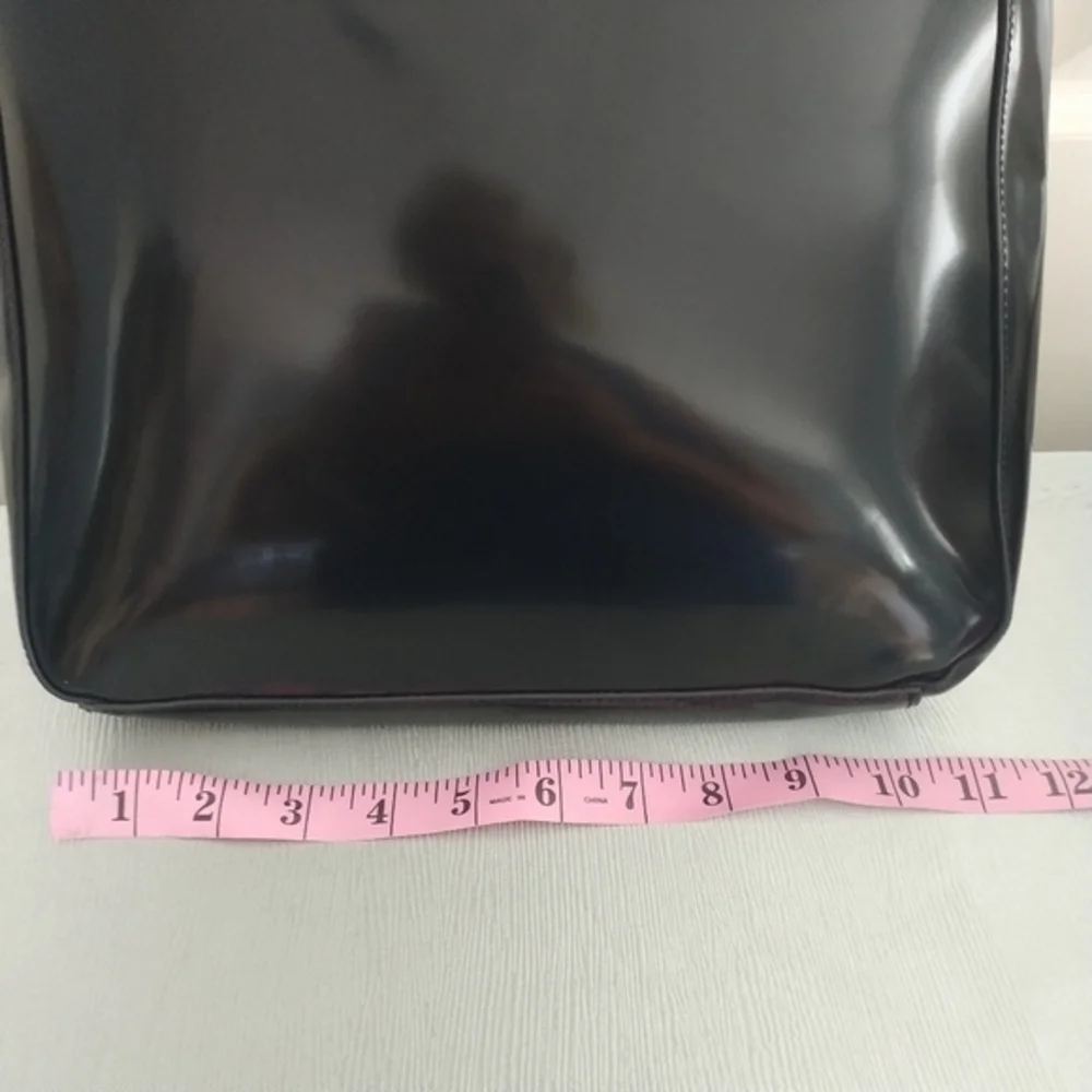 Givenchy Parfums Black Patent Tote Bag
